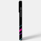 対角線 – ピンク、紫、青、黒 Case-Mate iPhoneケース (裏面 / 左)