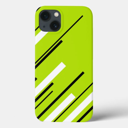 対角線 – ライムグリーン Case-Mate iPhoneケース (裏面)