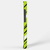 対角線 – ライムグリーン SAMSUNG GALAXYケース (右側面)