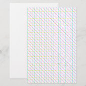 対角線 便箋 (正面/裏面)