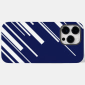 対角線 – 青と白 Case-Mate iPhoneケース (裏面 (横))