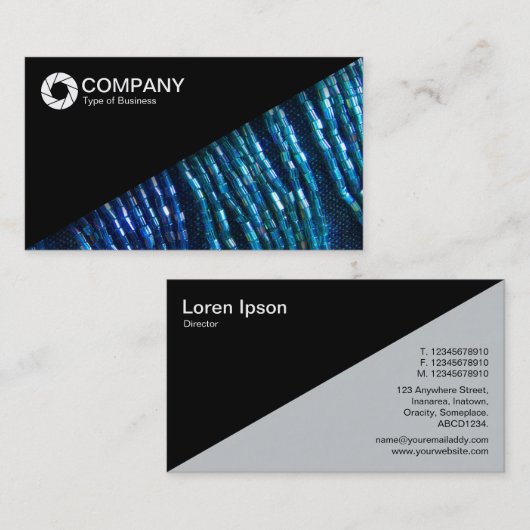 対角線V2 – 絞り記号 名刺 (正面/裏面)