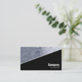 対角線V3 – 黒 – シャボン玉03 名刺 (スタンド正面)