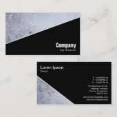 対角線V3 – 黒 – シャボン玉 名刺 (正面/裏面)