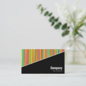 対角線V3 – 黒 – 抽象芸術120716(010) 名刺 (スタンド正面)