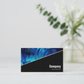 対角線V3 -黒-青プール 名刺 (スタンド正面)