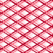 対角赤と白格子板 ラッピングペーパー