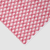 対角赤と白格子板 薄葉紙 (詳細)