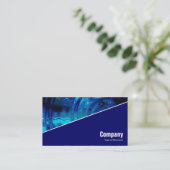 対角V3 -深いネイビー – ブループール 名刺 (スタンド正面)