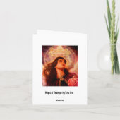 対話の天使Notecard by Lisa Iris カード (裏面)