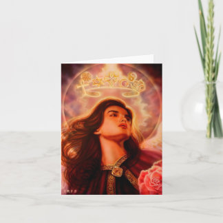 対話の天使Notecard by Lisa Iris カード