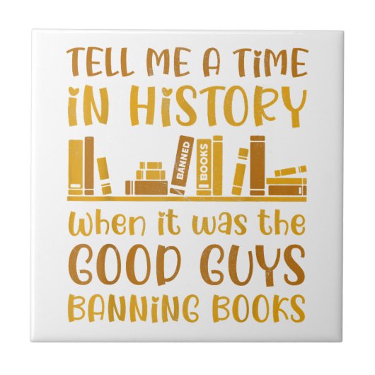 対読して禁止され読た本読者は タイル (正面)