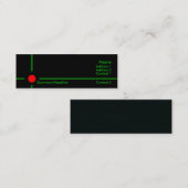 対象の名刺 スキニー名刺 (正面/裏面)