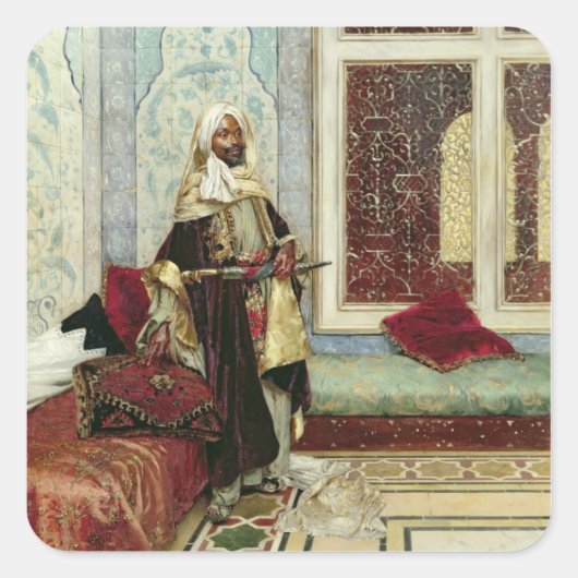 対象ユーザーの待機(パネル上の油) スクエアシール (正面)