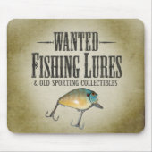 対象：魚釣りルアー マウスパッド (正面)