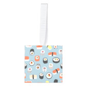 寿パーソナライズされた司 キューブオーナメント (正面)