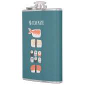 寿パーソナライズされた司 フラスク (左)