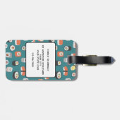 寿パーソナライズされた司 ラゲッジタグ (裏面横)