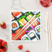 寿ポップ・アートの司 スタンダードランチョンナプキン (インサイチュ)