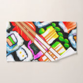 寿ポップ・アートの司 バスタオルセット (ハンドタオル)