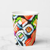 寿ポップ・アートの司 紙コップ (裏面)