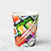 寿ポップ・アートの司 紙コップ (左)