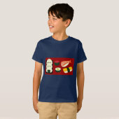 寿司おもしろい Tシャツ (正面フル)