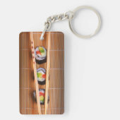 寿司および木の箸 キーホルダー (裏面)