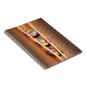 寿司および木の箸 ノートブック (右側)