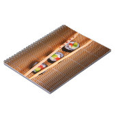 寿司および木の箸 ノートブック (左側)