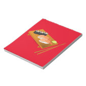 寿司かわいい日本の食 ノートパッド (回転)