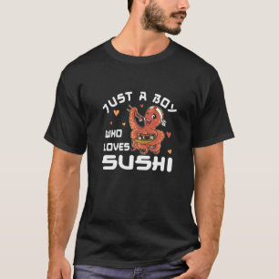 寿司が大好きな男の子 Tシャツ