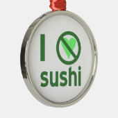 寿司が嫌いなの愛してない メタルオーナメント (右)