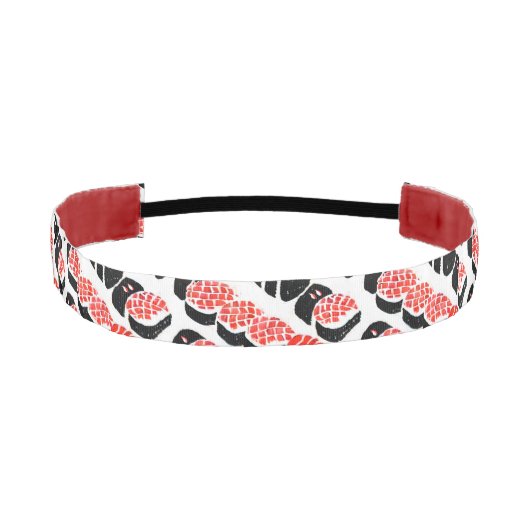 寿司と刺身 アスレチックヘッドバンド (正面)