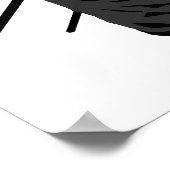 寿司と箸 ポスター (角)