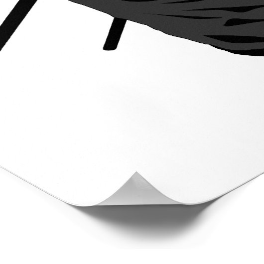 寿司と箸 ポスター (角)