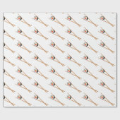 寿司と箸 ラッピングペーパー (フラット)