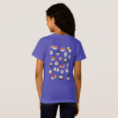 寿司にぎり刺し身転が巻き名 Tシャツ (裏面フル)