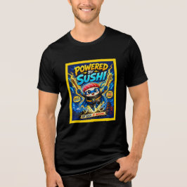 寿司にパワーをもらって – かわいいスーパーヒーロー寿司 トライブレンドTシャツ