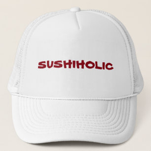 寿司に熱中されるか。 あなたはSushiholic. キャップ