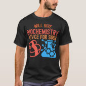 寿司に生化学を教えます Tシャツ (正面)