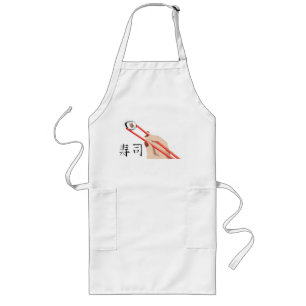 寿司のエプロン ロングエプロン