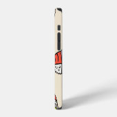 寿司のシームレスパターンデザイン iPhoneケース (左側面)