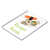 寿司のレシピ本 ギフト 寿司 アジア 日本食 本 ノートブック (左側)