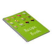 寿司のレシピ本 和洋料理の贈り物 ノートブック (右側)