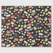 寿司の包装紙 ラッピングペーパー (フラット)