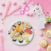 寿司の大皿のプレート ペーパープレート (パーティー)