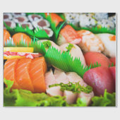 寿司の大皿2 ラッピングペーパー (フラット)