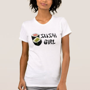 寿司の女の子のTシャツ Tシャツ