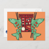 寿司の島 ポストカード (正面/裏面)